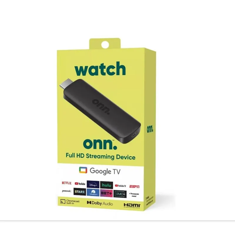 Onn Dispositivo de transmisión Full HD Chromecast