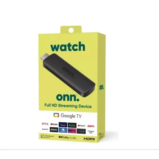 Onn Dispositivo de transmisión Full HD Chromecast